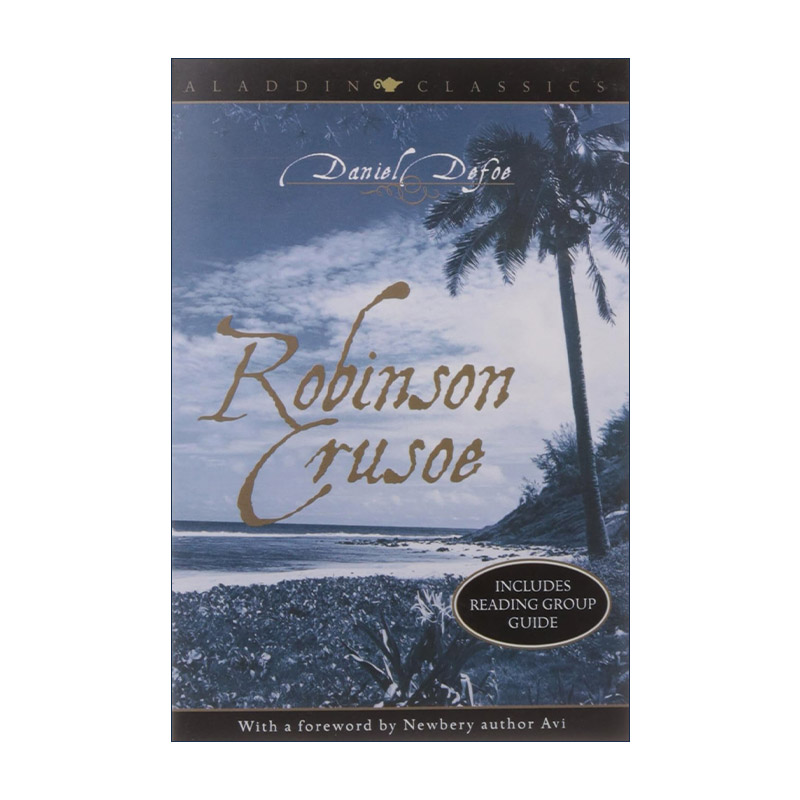 英文原版 Robinson Crusoe 鲁滨逊漂流记 阿拉丁经典文学系列 英文版 进口英语原版书籍
