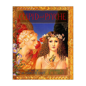 英文原版 Cupid and Psyche 丘比特与普赛克 精装 希腊神话 古典绘画 英文版 进口英语原版书籍