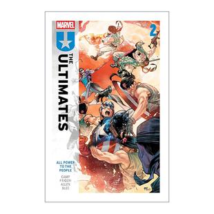 权力属于人们 Ultimates 卷二 英文版 Vol. Power the All 终极 书籍 进口英语原版 Deniz People Camp 漫威漫画 英文原版