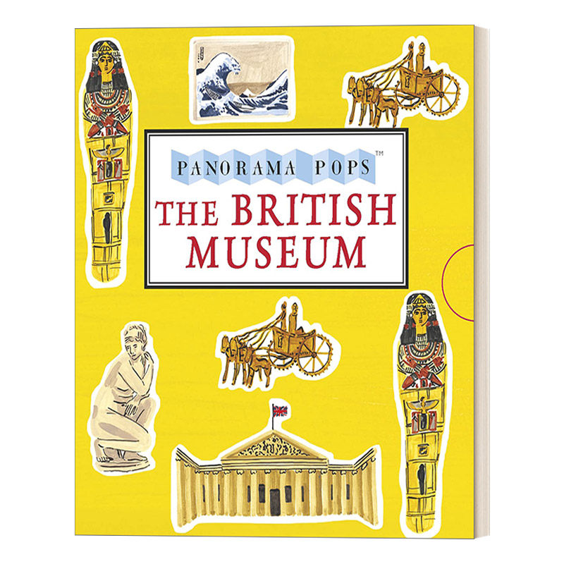 英文原版 The British Museum Panorama Pops 纸上景点全景立体书 大英博物馆 精装 英文版 进口英语原版书籍