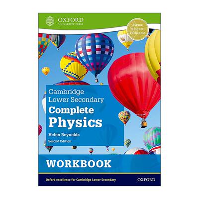 英文原版 Cambridge Lower Secondary Complete Physics Workbook牛津剑桥初中教材 物理学练习册 第二版 英文版 进口英语原版书籍