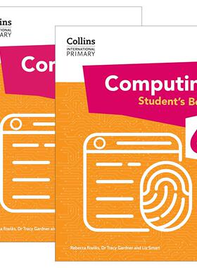 英文原版 Collins International Primary Computing 柯林斯国际小学计算机科学学生用书6+练习册2册 英文版 进口英语原版书籍