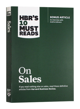 哈佛商业评论管理必读 销售 HBR's 10 Must Reads on Sales 英文原版市场营销读物 进口英语书籍