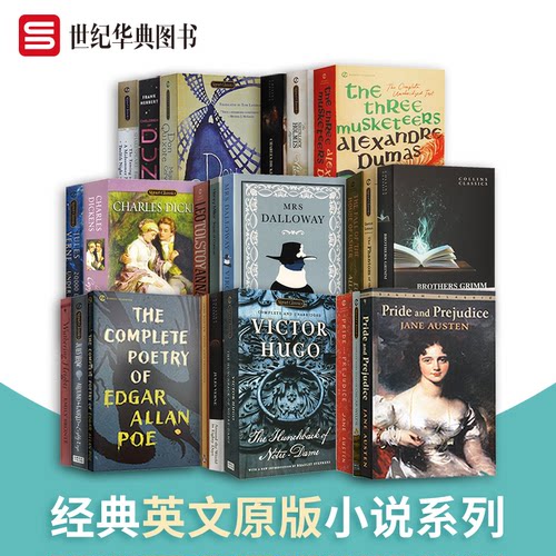 英文版经典文学小说进口书