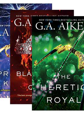 英文原版 The Scarred Earth Saga 痕累累的地球传奇3册 奇幻小说 G.A. Aiken 英文版进口英语原版书籍