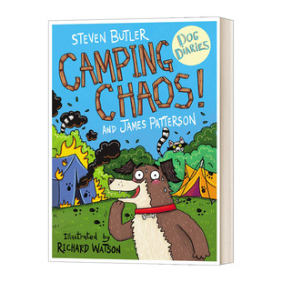 狗狗日记#5 露营的混乱 Dog Diaries 5 Camping Chaos 英文原版儿童章节桥梁漫画小说 进口英语书籍