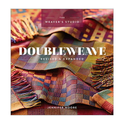 英文原版 Doubleweave The Weaver's Studio 双面编织 手工指南 修订扩充版 Jennifer Moore 英文版 进口英语原版书籍
