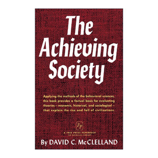 英文原版 Achieving Society 成就社会 戴维·麦克利兰 美国心理学会杰出科学贡献奖得主英文版 进口英语原版书籍