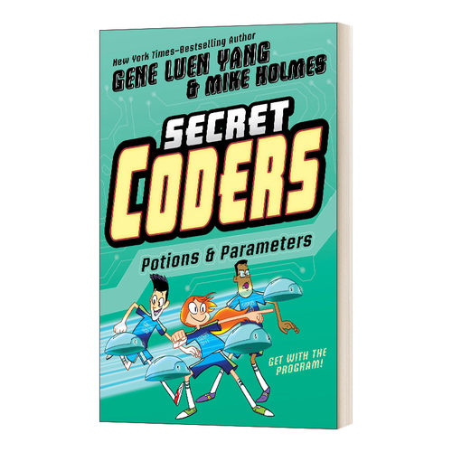 英文原版 Secret Coders: Potions & Parameters秘密编程者 小学科学漫画绘本 英文版 进口英语原版书籍