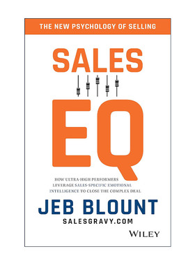 英文原版 Sales EQ 销售情商 精装 超高执行者如何利用销售特定的情绪智能来完成复杂交易 英文版 进口英语原版书籍
