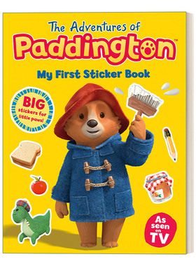 英文原版 The Adventures of Paddington My First Sticker Book 帕丁顿熊大冒险 我的第一本贴纸书 英文版 进口英语原版书籍