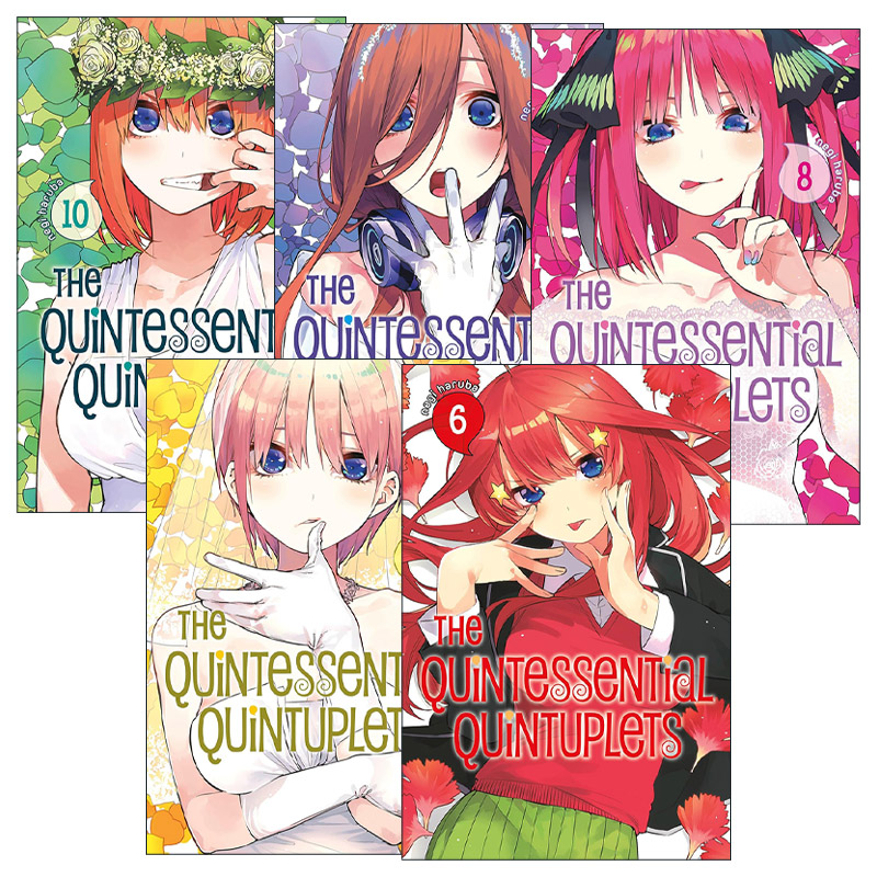 英文原版 The Quintessential Quintuplets 五等分的新娘6-10册 同名动漫漫画 春场葱 讲谈社 英文版 进口英语原版书籍