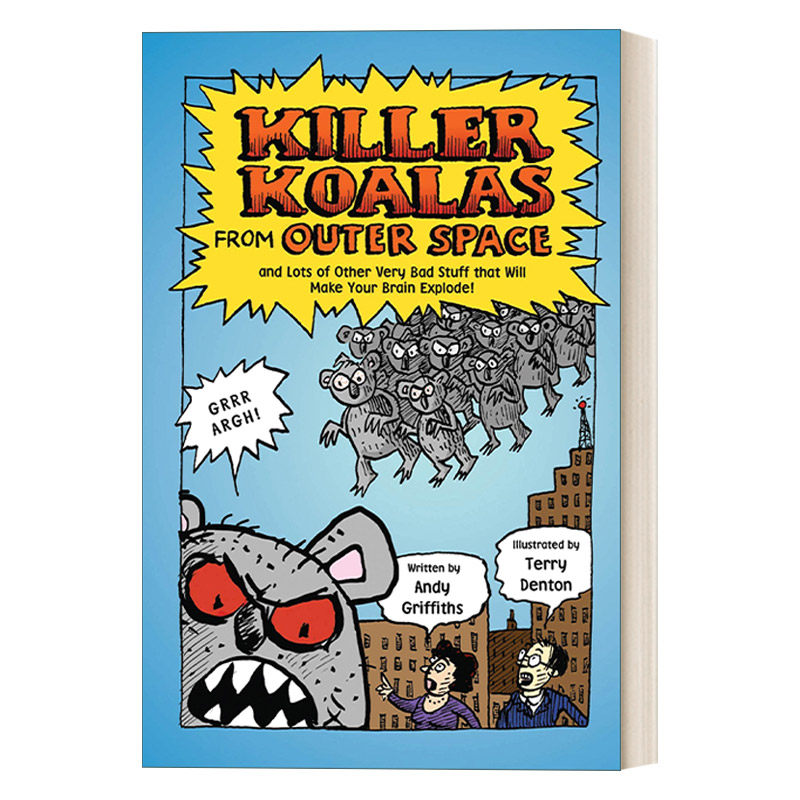 英文原版 Killer Koalas from Outer Space 来自外太空的杀手考拉 英文版 进口英语原版书籍