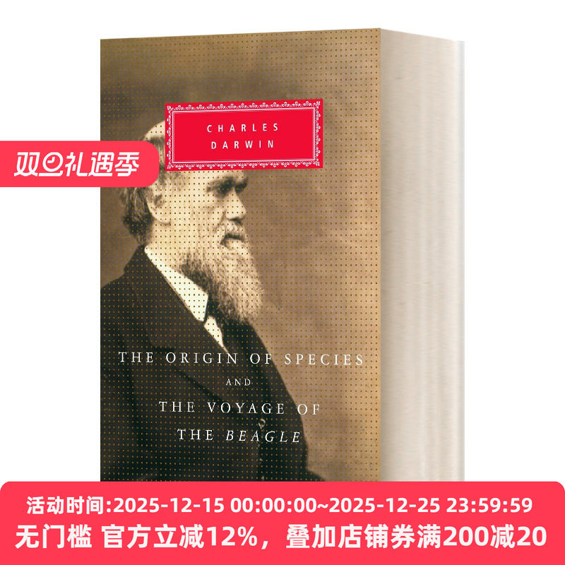 英文原版 The Origin of Species and the Voyage of the Beagle 物种起源与 小猎犬号 航行 精装 英文版 进口英语原版书籍