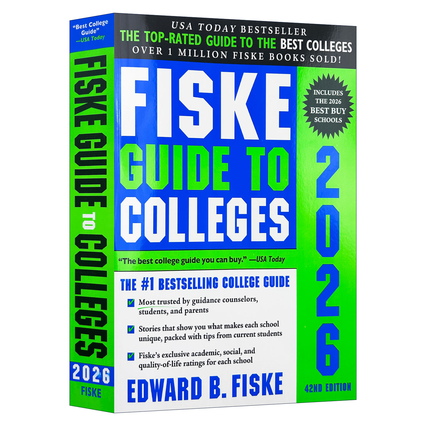 英文原版 Fiske Guide to Colleges 2026 费思克美国大学入学择校指南2026版 英文版 进口英语原版书籍
