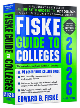英文原版 Fiske Guide to Colleges 2026 费思克美国大学入学择校指南2026版 英文版 进口英语原版书籍
