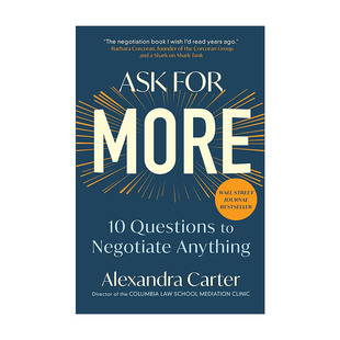 More 镜与窗谈判课 进口英语原版 Ask 书籍 英文版 for 联合国谈判专家教你10个问题谈成任何事 英文原版 哥大教授