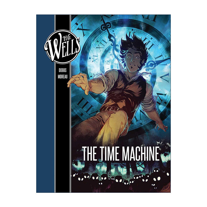 英文原版 H. G. Wells the Time Machine 时间机器 威尔斯 精装 科幻漫画 英文版 进口英语原版书籍