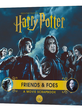 Harry Potter Friends & Foes A Movie Scrapbook 哈利波特电影艺术剪贴簿 朋友与敌人 精装 英文原版艺术读物 进口英语书籍