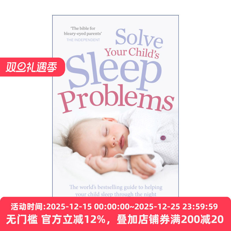 英文原版 Solve Your Child's Sleep Problems 法伯睡眠宝典 如何顺利解决孩子的睡眠问题 理查德?法伯 英文版 进口英语原版书籍