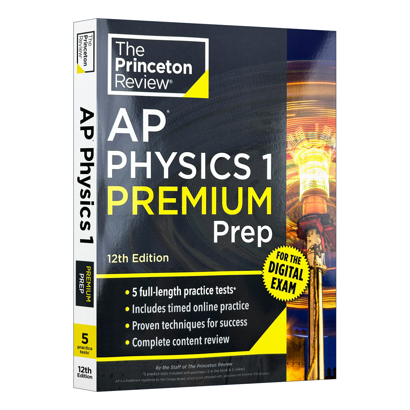 英文原版 Princeton Review AP Physics 1 Premium Prep 普林斯顿评论AP物理1 增值版 含线上题库 2026 第12版 进口英语原版书籍