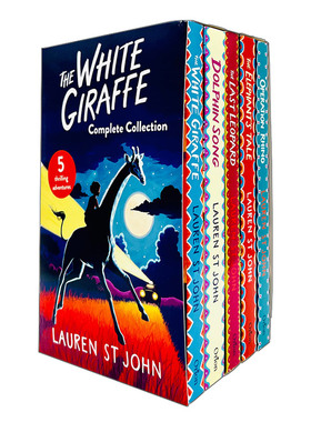 Lauren St John's White Giraffe Series 5 Copy Slipcase 劳伦圣约翰的白色长颈鹿5册 英文原版儿童读物 进口英语书籍