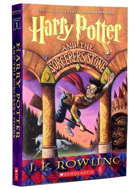英文版原版小说书  哈利波特与魔法石  美国版 Harry Potter and the Sorcerer’s Stone 全英文版英语青春文学外文畅销书