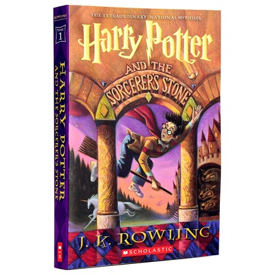 英文版原版小说书  哈利波特与魔法石  美国版 Harry Potter and the Sorcerer’s Stone 全英文版英语青春文学外文畅销书