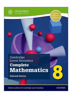 英文原版 Cambridge Lower Secondary Complete Mathematics 8 Student Book 牛津剑桥初中教材 数学学生用书8 第二版 英文版