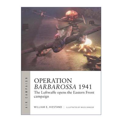 英文原版 Operation Barbarossa 1941 二战德军巴巴多萨行动 空中战役系列 英文版 进口英语原版书籍