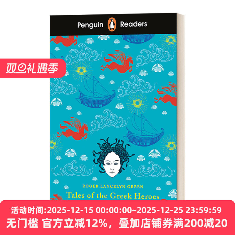 英文原版 Penguin Reader Level 7 Tales of the Greek Heroes 企鹅分级阅读7级 希腊英雄传 英文版 进口英语原版书籍