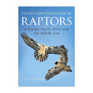 英文原版 Flight Identification of Raptors of Europe North Africa and the Middle East 欧洲北美中东猛禽飞行辨识图鉴 精装
