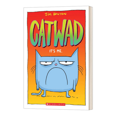 Catwad 1 It's Me 蓝猫凯特瓦德 是我 1 鬼马喜1 英文原版动漫读物 进口英语书籍
