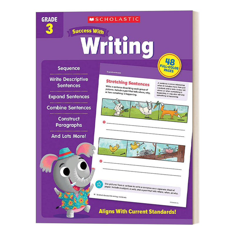 Scholastic Success with Writing Grade 3 全彩版 学乐成功系列写作练习册三年级