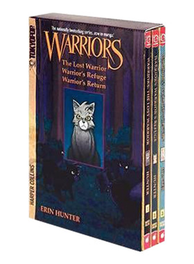 猫武士漫画灰条历险记3册 Warriors Manga Box Set: Graystripe's Adventure 英文原版儿童读物 进口英语书籍