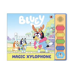 英文版 书籍 Xylophone 小蓝狗布鲁伊 魔法木琴发声书 Book Magic Sound 进口英语原版 英文原版 纸板书 Bluey