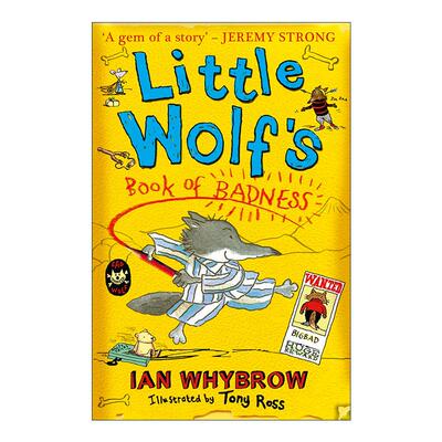 英文原版 Little Wolf's Book of Badness 小灰狼的邪恶之书 Ian Whybrow经典童书 英文版 进口英语原版书籍
