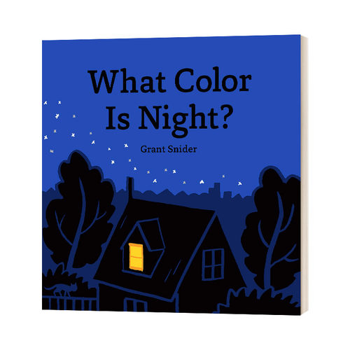 What Color Is Night? 夜是什么颜色的 精装儿童绘本 美国漫画家Grant Snider