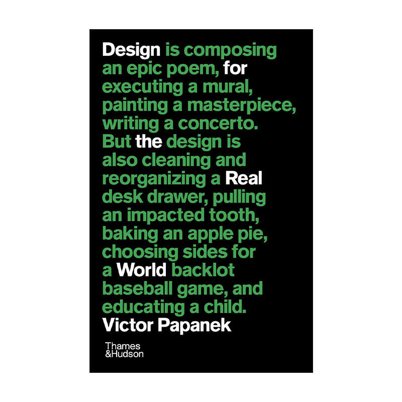 英文原版 Design For The Real World 为真实世界设计 维克多帕帕奈克 Victor Papanek 英文版 进口英语原版书籍