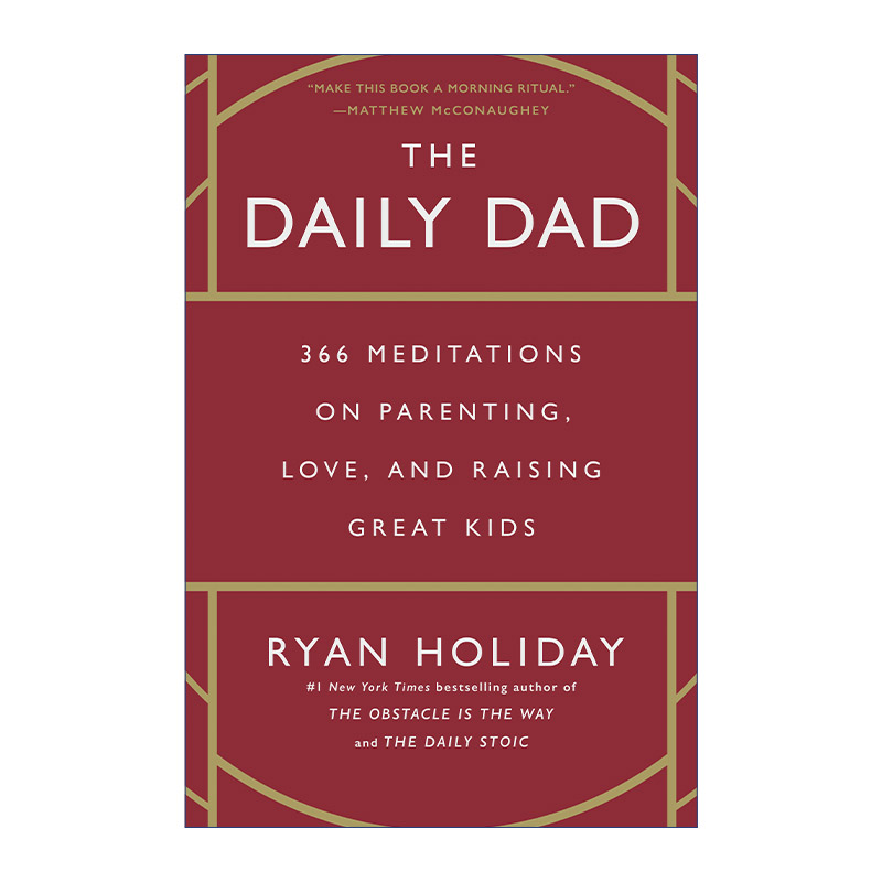 英文原版 The Daily Dad 爸爸日常 关于育儿 爱和养育好孩子的366次思考 Ryan Holiday 精装 英文版 进口英语原版书籍