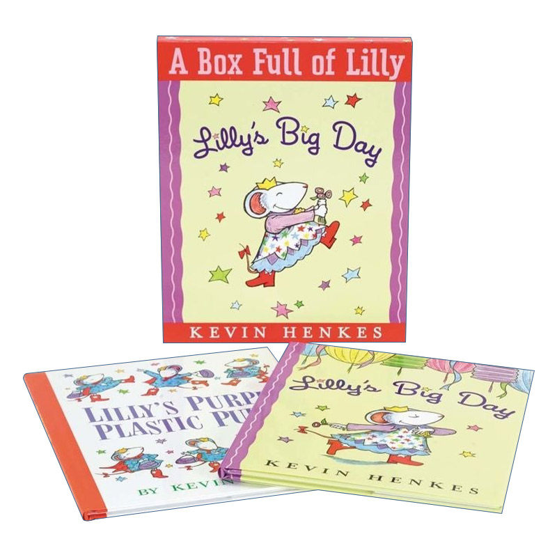 A Box Full of Lilly 莉莉2册盒装 精装绘本 含莉莉的大日子和莉莉的紫色小包 Kevin Henkes