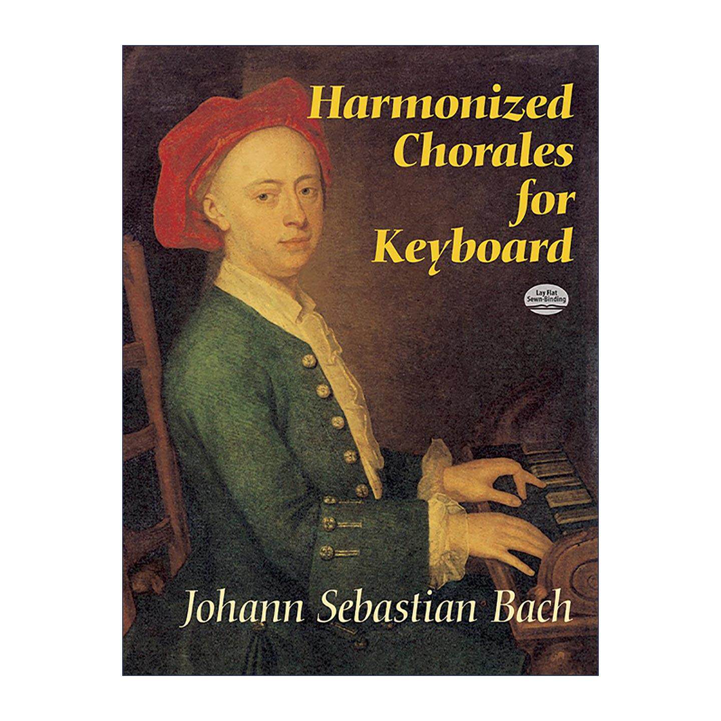 英文原版 Harmonized Chorales for Keyboard 巴赫颂歌合唱和声键盘音乐全谱 英文版 进口英语原版书籍