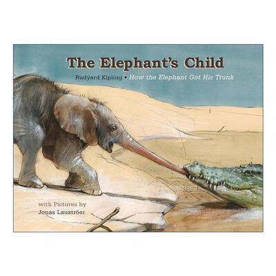 英文原版 The Elephant's Child 大象的孩子 儿童精装经典绘本 Jonas Laustroer 英文版 进口英语原版书籍