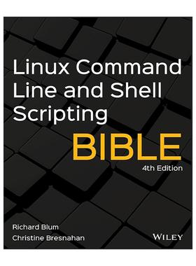英文原版 Linux Command Line and Shell Scripting Bible 第4版 Linux命令行与shell脚本编程大全 英文版 进口英语原版书籍