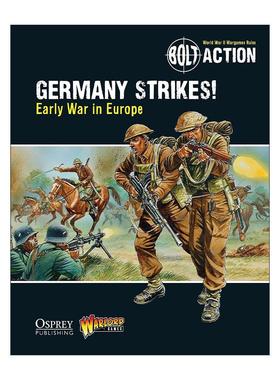 英文原版 Bolt Action Germany Strikes 桌面战争兵棋 德国进攻 英文版 进口英语原版书籍