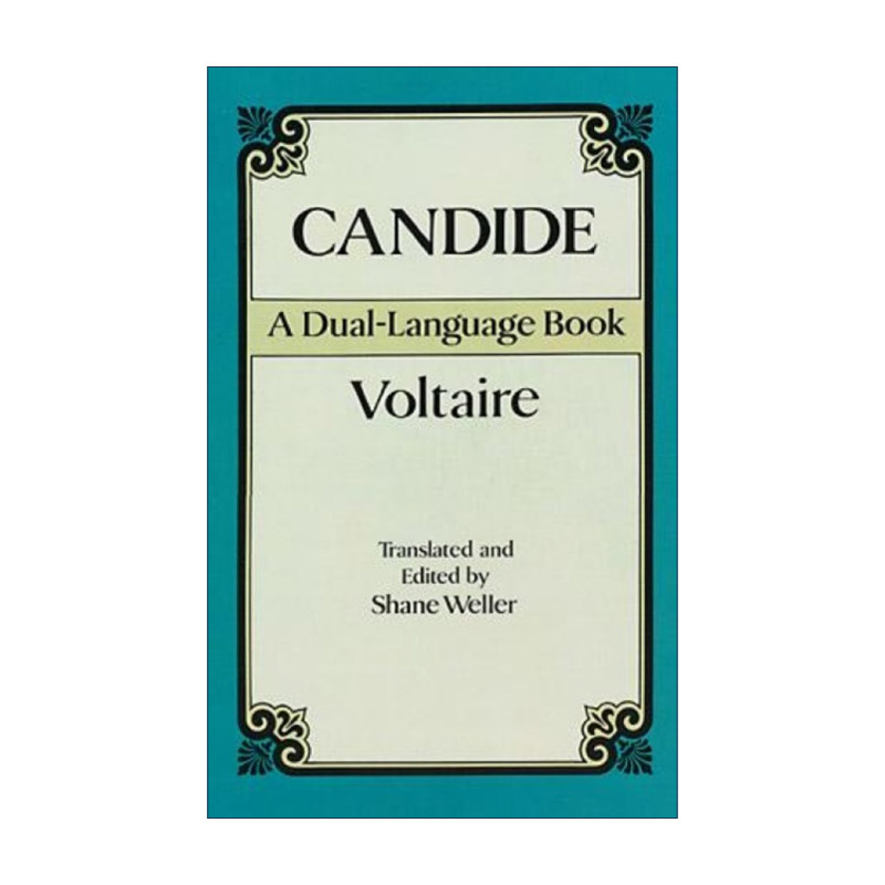 英文原版 Candide 老实人 英法双语版 伏尔泰 英文版 进口英语原版书籍