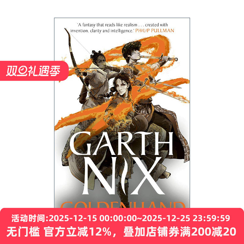 英文原版 Goldenhand 黄金掌 古王国传奇系列 The Old Kingdom 5 奇幻小说 加思·尼克斯 Garth Nix 英文版 进口英语原版书籍