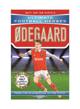 英文原版 ?degaard 超级足球明星人物传记 马丁·厄德高  Ultimate Football Heroes 英文版 进口英语原版书籍