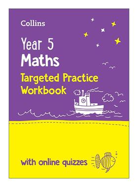 英文原版 Collins Year 5 Maths Targeted Practice Workbook 柯林斯英国小学五年级数学练习册 第二版 英文版 进口英语原版书籍