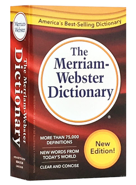 韦小红 韦氏英语字典 Merriam-Webster Dictionary 英文原版英语词典 进口英语工具书籍